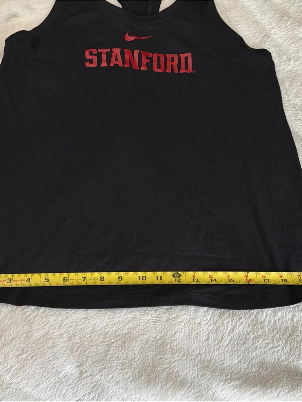Nike Dri-Fit Stanford Black Tank top Racerback Women’s Large